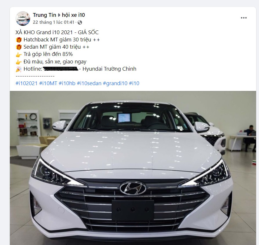 Hyundai Grand i10 giảm giá tại đại lý, khách mua tiết kiệm hơn 60 triệu đồng Hyundai Grand i10 giảm giá tại đại lý, khách mua tiết kiệm hơn 60 triệu đồng