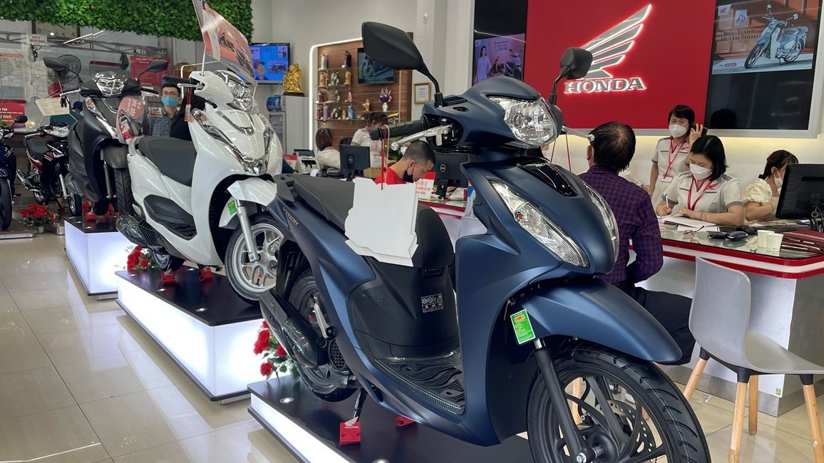 Honda Vision tăng giá ngay sau Tết