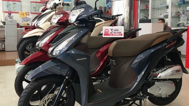 Giá xe ga Honda có thể tăng cao trong thời gian tới do khan hàng