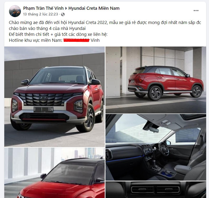 Đồn đoán giá Hyundai Creta sắp bán tại Việt Nam từ 600 triệu đồng Đồn đoán giá Hyundai Creta sắp bán tại Việt Nam từ 600 triệu đồng