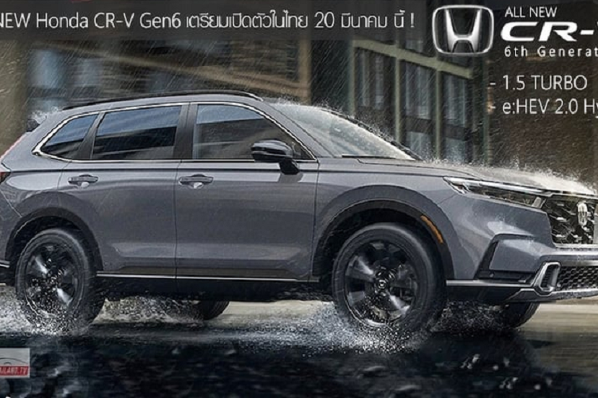 Honda CR-V 2023 vừa ra mắt tại Thái Lan có cả động cơ Turbo và Hybrid Honda CR-V 2023 vừa ra mắt tại Thái Lan có cả động cơ Turbo và Hybrid