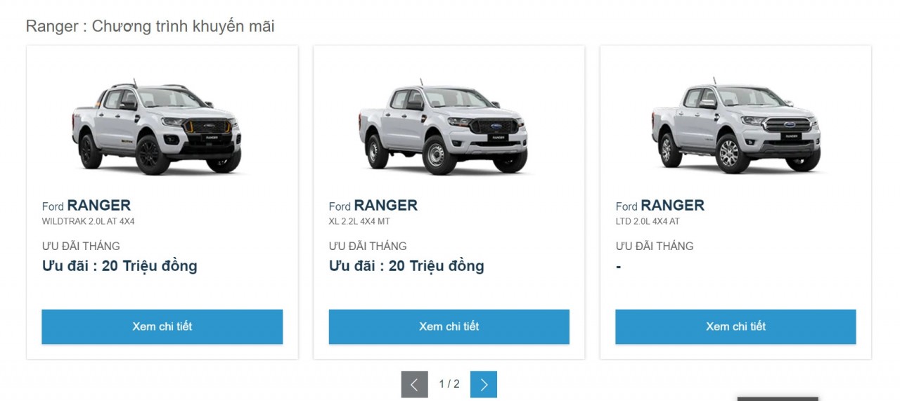 Bước sang tháng 3, Ford Việt Nam ưu đãi đến 30 triệu đồng