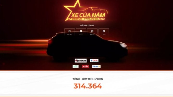 XE CỦA NĂM 2022 thu hút hơn 313.000 lượt bình chọn trong giai đoạn 1