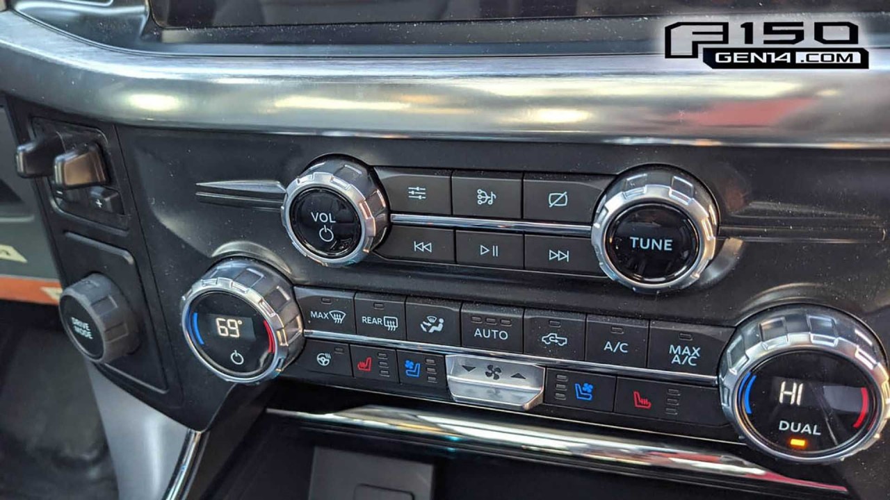 Rò rỉ hình ảnh nội thất Ford F-150 thế hệ mới ro ri hinh anh noi that ford f 150 the he moi