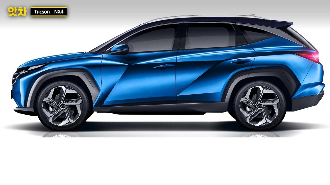 Hyundai Tucson 2021 lộ ảnh ngoại thất mê hoặc hyundai tucson 2021 lo anh ngoai that me hoac