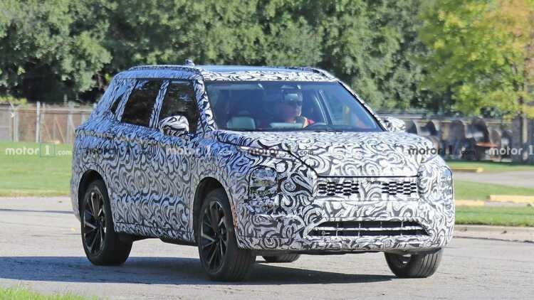 Thử ngắm Mitsubishi Outlander 2021 dựng từ ảnh chạy thử thu ngam mitsubishi outlander 2021 dung tu anh chay thu