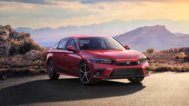 Honda Civic 2022 bản thương mại sắp trình làng Honda Civic 2022 bản thương mại sắp trình làng