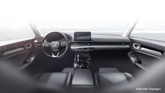 Honda Civic 2022 bản thương mại sắp trình làng Honda Civic 2022 bản thương mại sắp trình làng
