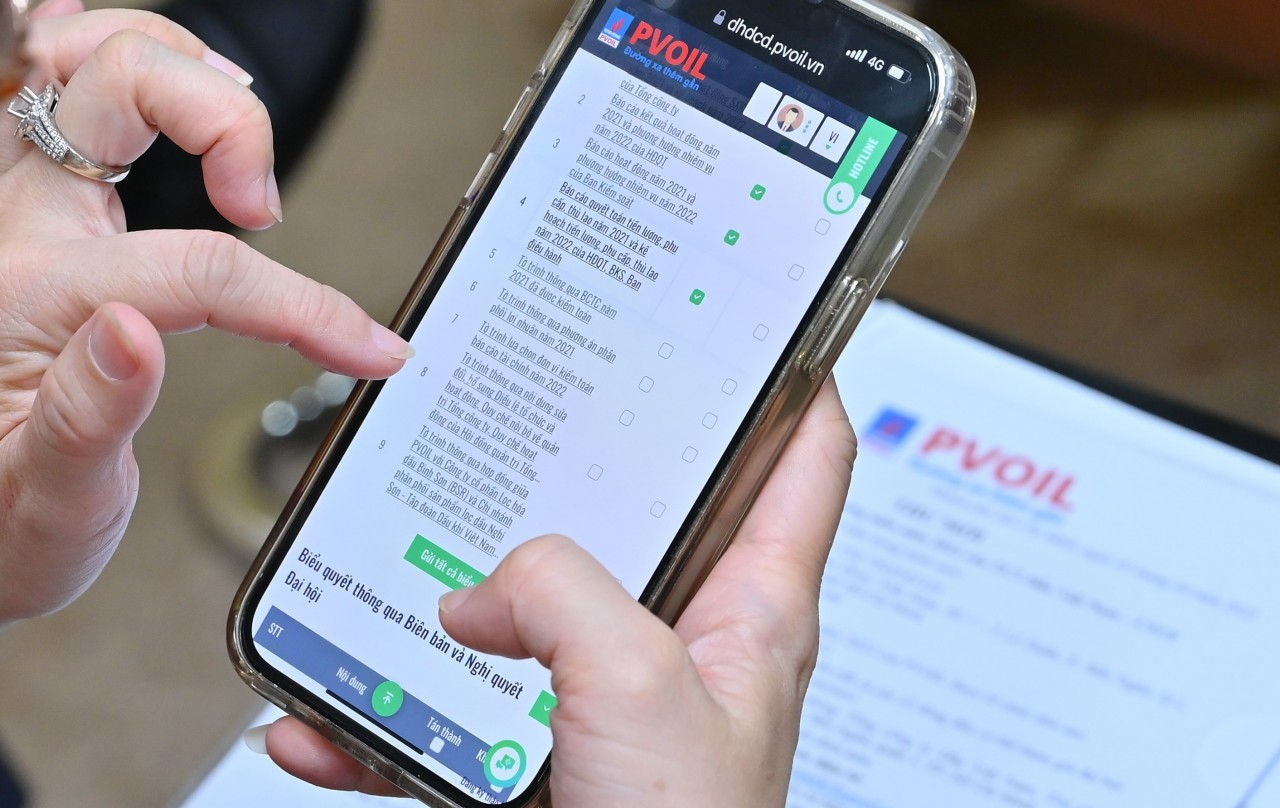 Đại hội đồng cổ đông thường niên 2022 PVOIL: chia cổ tức năm 2021 bằng tiền với tỷ lệ 3,5% vốn điều lệ Đại hội đồng cổ đông thường niên 2022 PVOIL: chia cổ tức năm 2021 bằng tiền với tỷ lệ 3,5% vốn điều lệ