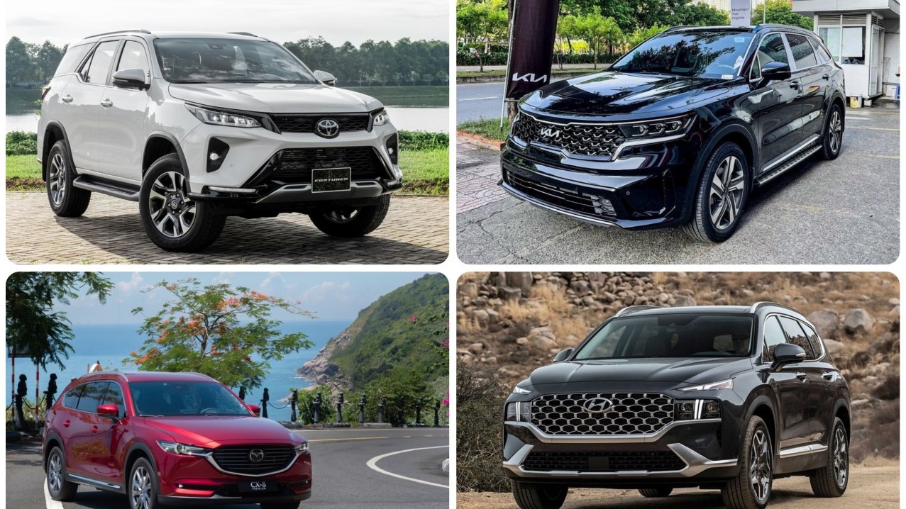 Một nửa phân khúc CUV-SUV cỡ D đang giảm giá 100-200 triệu đồng mỗi xe