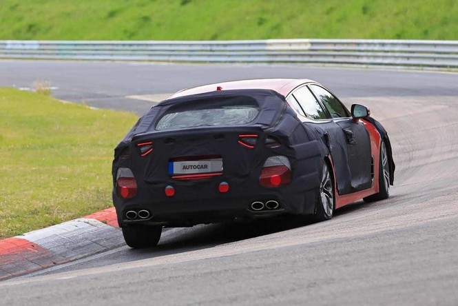 Kia Stinger thế hệ mới chạy thử nghiệm tại Nürburgring kia stinger the he moi chay thu nghiem tai n rburgring