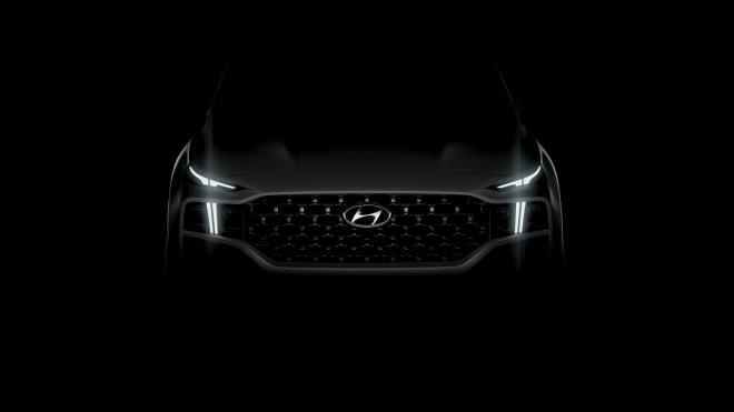 Hyundai SantaFe hé lộ hình ảnh đầu tiên với thiết kế đầy mê hoặc hyundai santafe he lo hinh anh dau tien voi thiet ke day me hoac