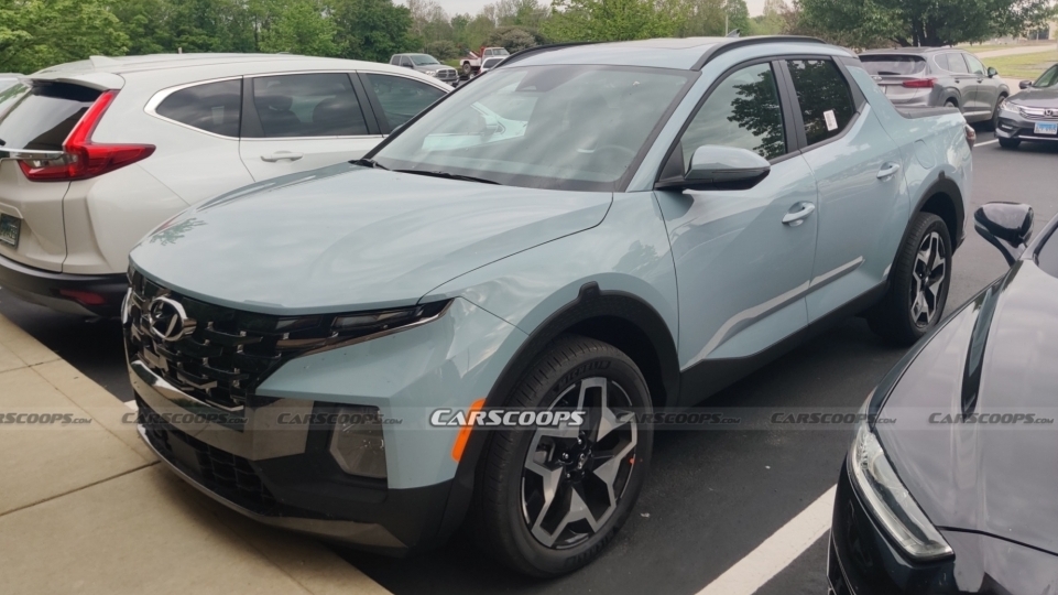 Hyundai Santa Cruz 2022 lộ ảnh thực tế, nhận hàng loạt lời khen ngợi