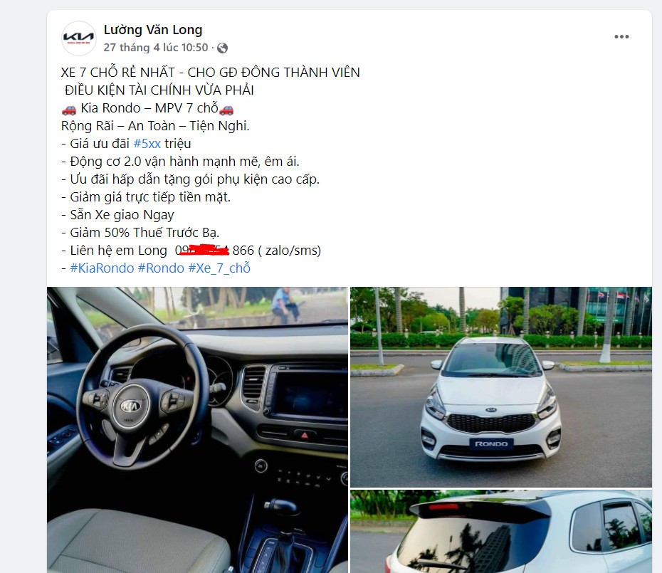 Kia Rondo giảm tới hơn 50 triệu đồng tại đại lý Kia Rondo giảm tới hơn 50 triệu đồng tại đại lý