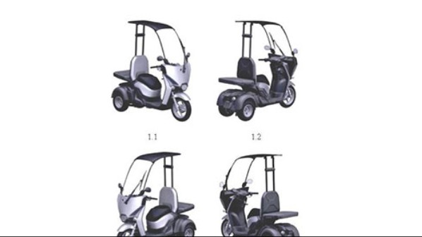 Honda đăng ký bảo hộ mẫu xe máy điện 3 bánh tại Việt Nam