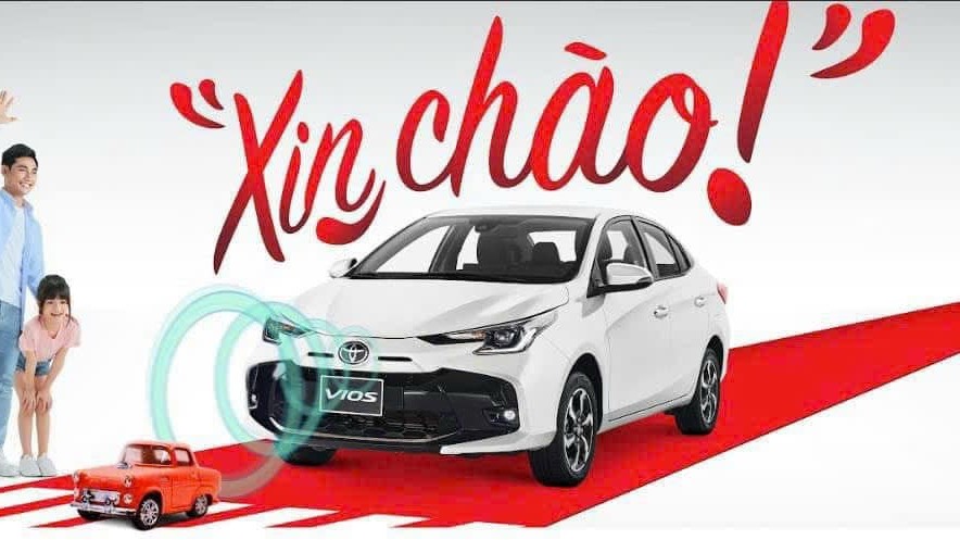 Công bố ảnh đầu tiên của Toyota Vios 2023 tại Việt Nam