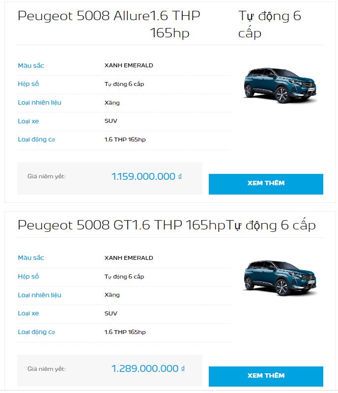 Công bố bảng giá Peugeot mới tại Việt Nam, trong đó một xe giảm hơn 100 triệu đồng Công bố bảng giá Peugeot mới tại Việt Nam, trong đó một xe giảm hơn 100 triệu đồng