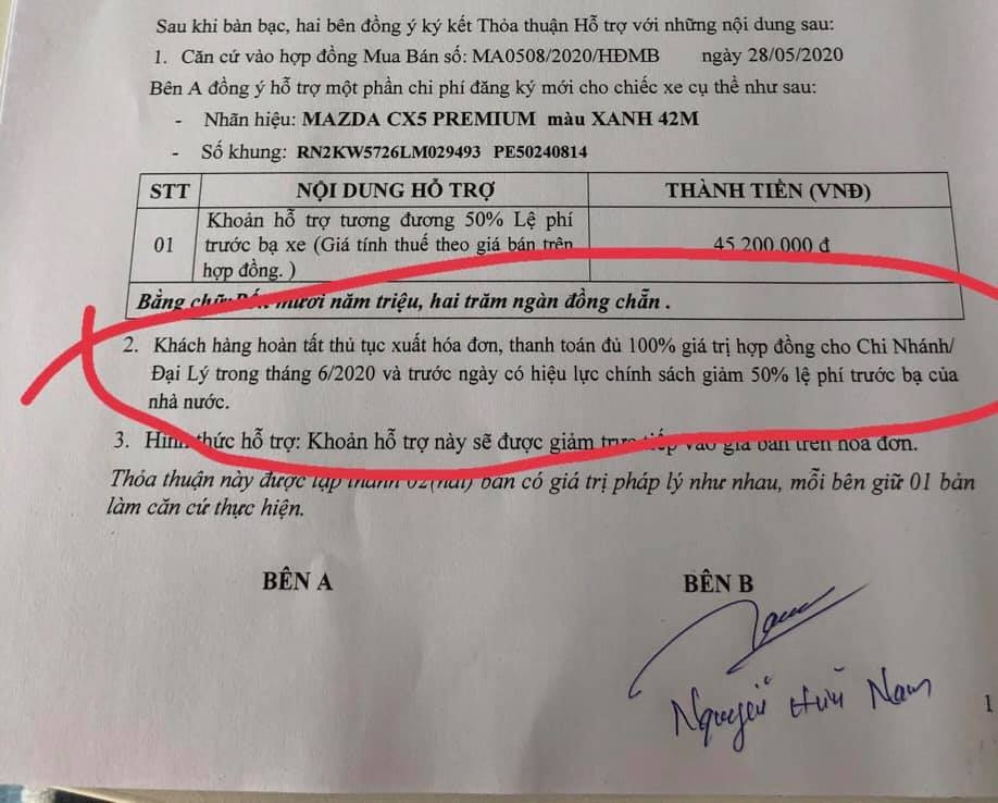nguoi mua xe mung vi phi truoc ba giam 50 trong nhung ngay qua