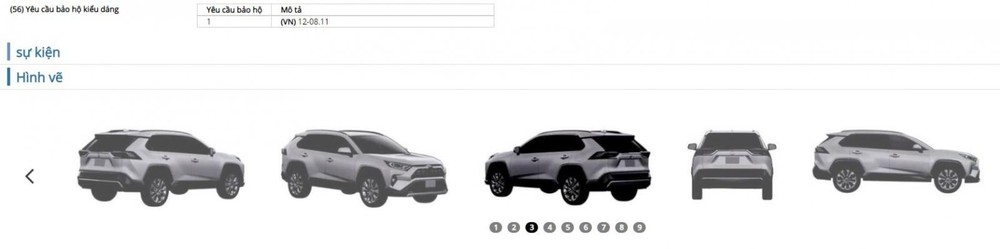 Toyota Việt Nam đăng ký bảo hộ kiểu dáng cho một loạt xe mới Toyota Việt Nam đăng ký bảo hộ kiểu dáng cho một loạt xe mới