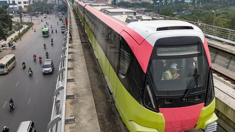Đường sắt đô thị Nhổn - ga Hà Nội cho tàu chạy thử nghiệm vào ngày mai 1/7