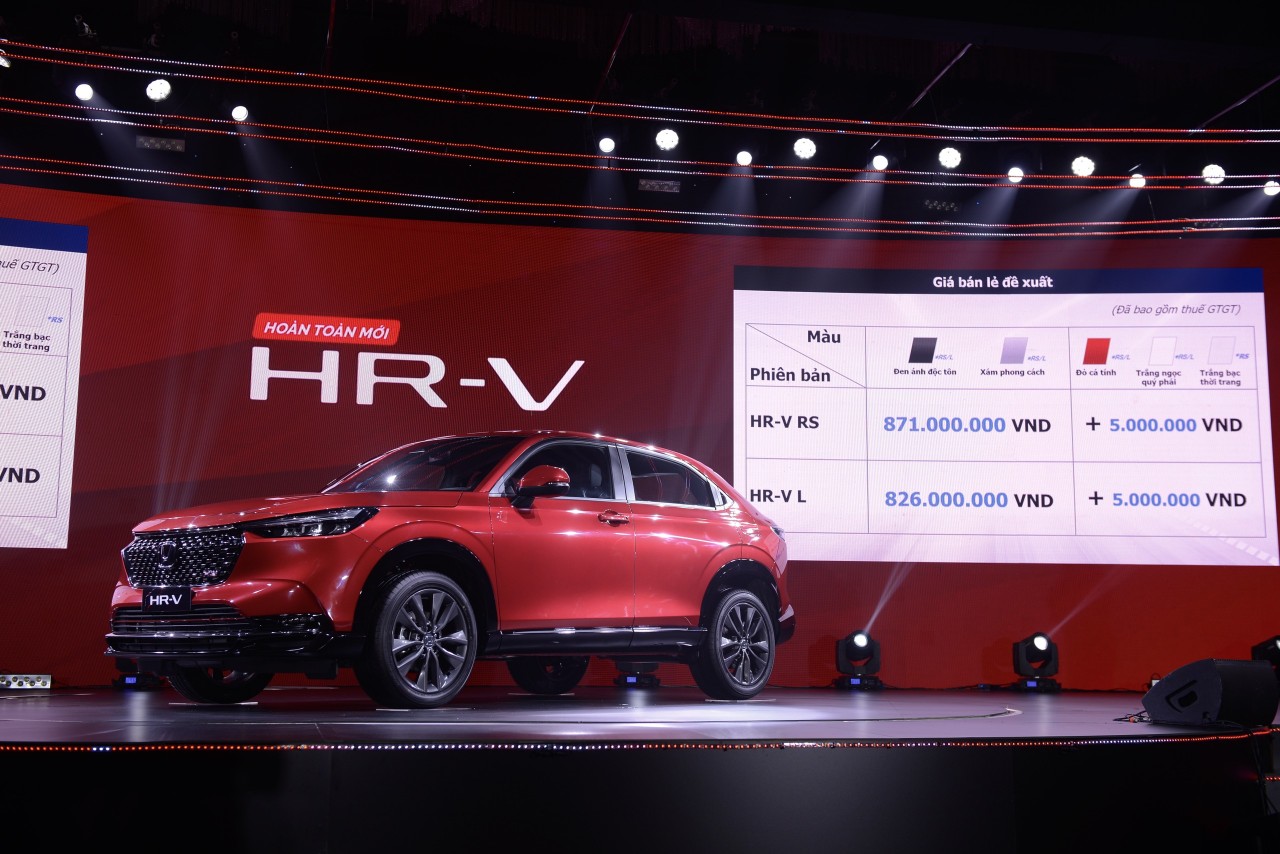 Honda HR-V 2022 giá từ 826 triệu đồng Honda HR-V 2022 giá từ 826 triệu đồng
