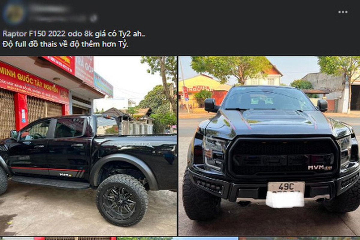 Ford Ranger Raptor bị ngập nước rao bán tới 1,2 tỷ Ford Ranger Raptor bị ngập nước rao bán tới 1,2 tỷ