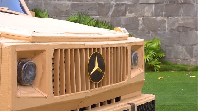 mercedes benz g63 che tu bia carton gay xon xao tai dak lak