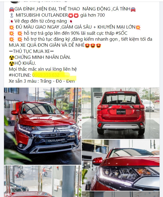 Mitsubishi Outlander giảm giá trăm triệu tại đại lý, quyết đấu Honda CR-V