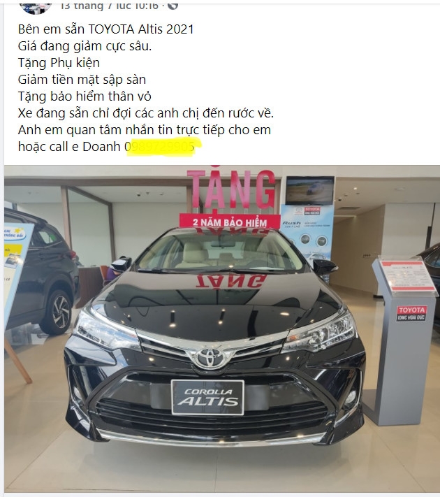 Toyota Corolla Altis giảm giá 40 triệu, chuẩn bị đón phiên bản mới Toyota Corolla Altis giảm giá 40 triệu, chuẩn bị đón phiên bản mới
