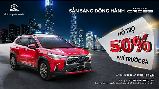 Toyota Việt Nam mạnh tay khuyến mại Toyota Corolla Cross và Toyota Vios tháng 7/2023 Toyota Việt Nam mạnh tay khuyến mại Toyota Corolla Cross và Toyota Vios tháng 7/2023