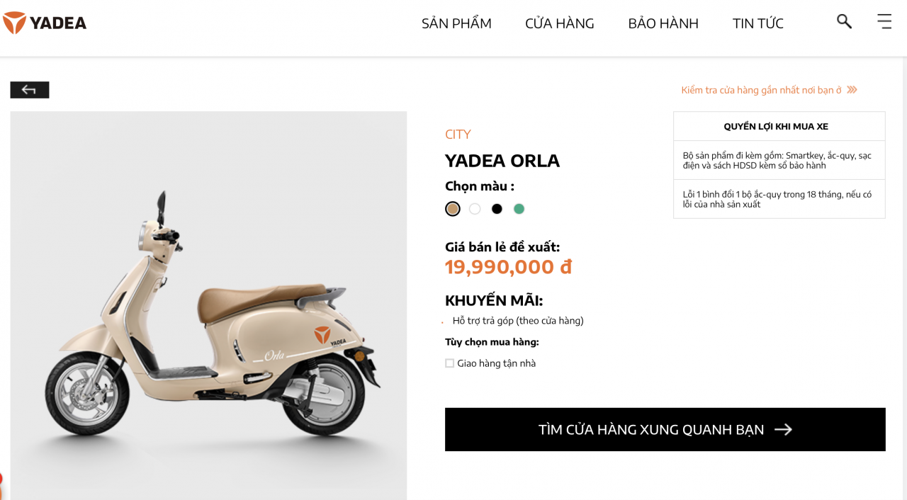 Xe máy điện Yadea Orla giá 20 triệu đồng ra mắt Xe máy điện Yadea Orla giá 20 triệu đồng ra mắt