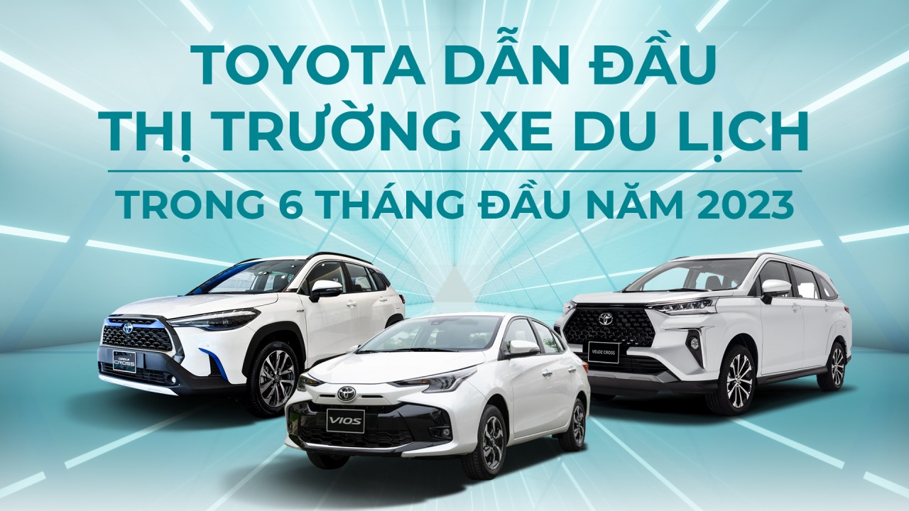 Vượt bão khủng hoảng, Toyota giữ vững ngôi vương thị trường xe du lịch trong 6 tháng đầu năm 2023 Vượt bão khủng hoảng, Toyota giữ vững ngôi vương thị trường xe du lịch trong 6 tháng đầu năm 2023