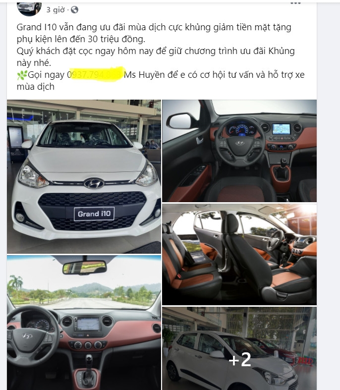 Hyundai Grand i10 bản cũ xả kho, giảm giá 40 triệu đồng Hyundai Grand i10 bản cũ xả kho, giảm giá 40 triệu đồng