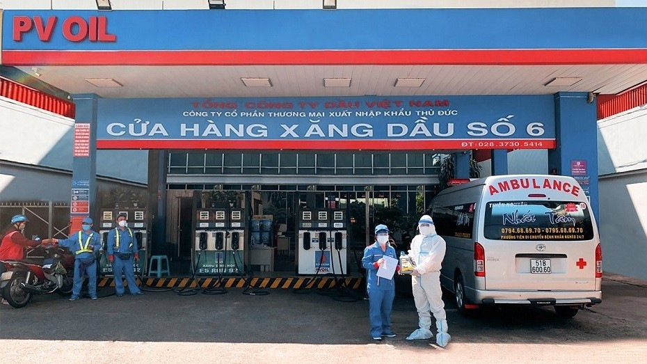 PVOIL tài trợ xăng dầu cho các nhóm thiện nguyện