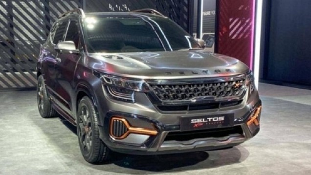 Kia Seltos X Line 2021 lộ ảnh trước giờ ra mắt