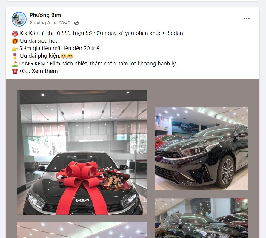 Kia K3 giảm giá 30 triệu đồng tại đại lý Kia K3 giảm giá 30 triệu đồng tại đại lý