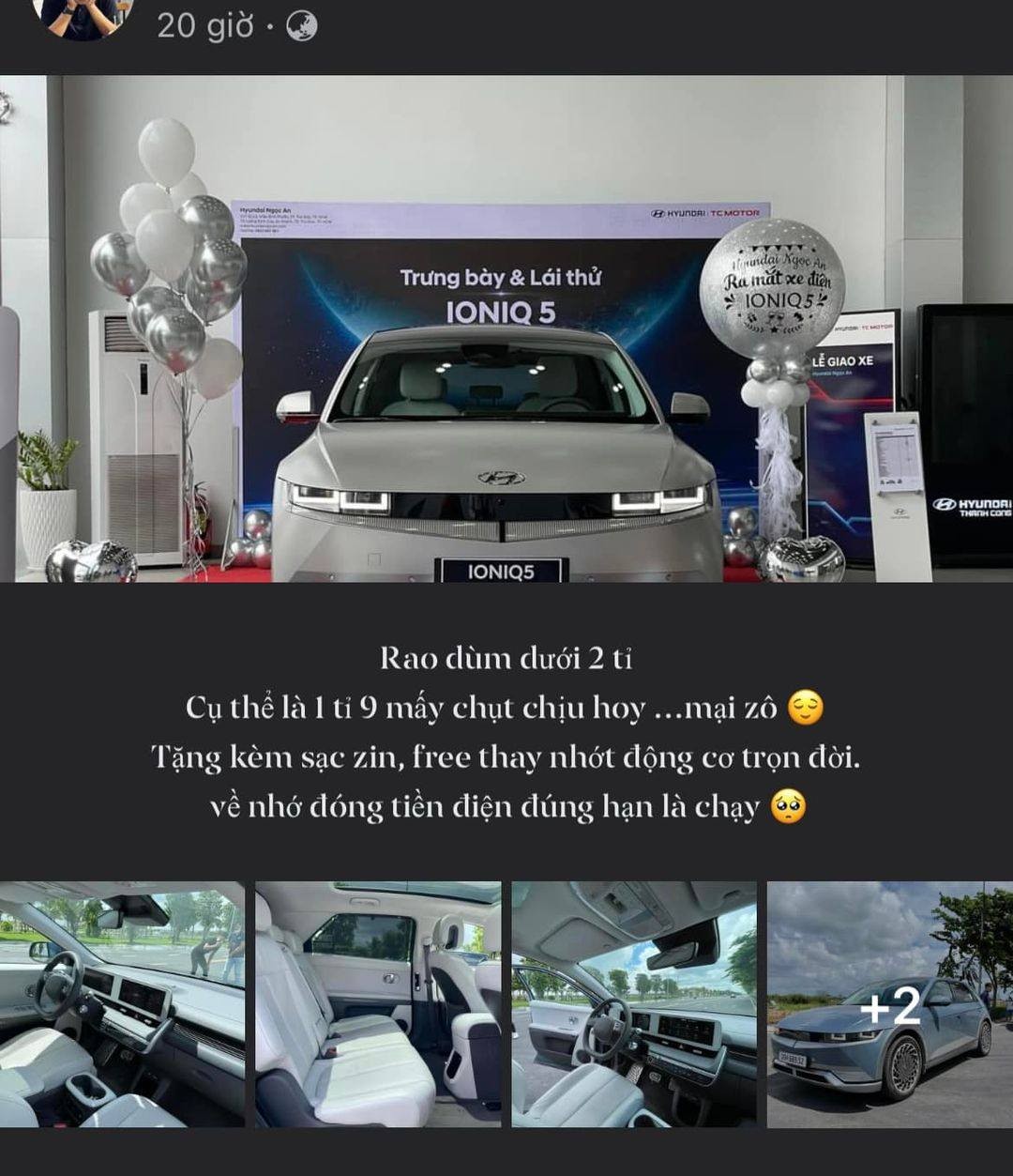 Hyundai Ioniq 5 báo giá gần 2 tỷ đồng, người dùng Việt băn khoăn Hyundai Ioniq 5 báo giá gần 2 tỷ đồng, người dùng Việt băn khoăn