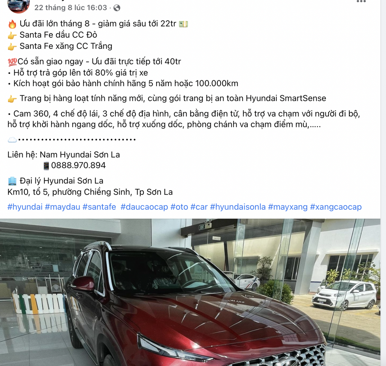 Hyundai Santa Fe đã hết Hyundai Santa Fe đã hết