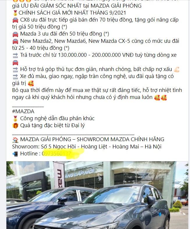 Loạt xe Mazda được đại lý giảm giá, cao nhất lên tới 70 triệu đồng
