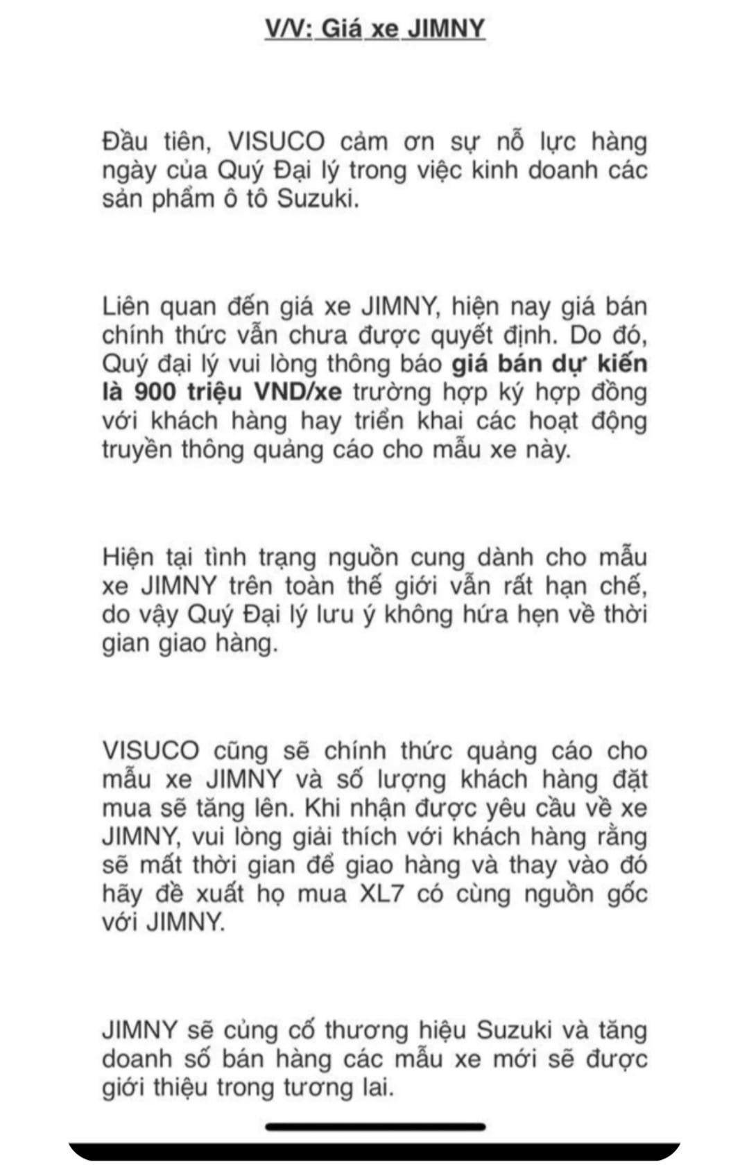 Khách đặt cọc Suzuki Jimny thất vọng vì xe 'loạn giá' dù chưa có ngày về Khách đặt cọc Suzuki Jimny thất vọng vì xe 'loạn giá' dù chưa có ngày về