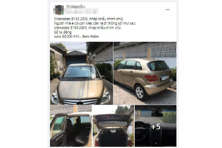 xe sang mercedes benz b150 chay duoc 10 nam gia chi 325 trieu tai sai gon