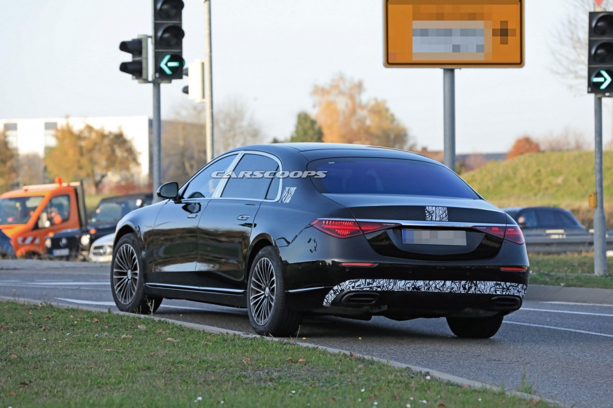 Xe siêu sang Mercedes-Maybach S-Class 2021 lộ diện Xe siêu sang Mercedes-Maybach S-Class 2021 lộ diện