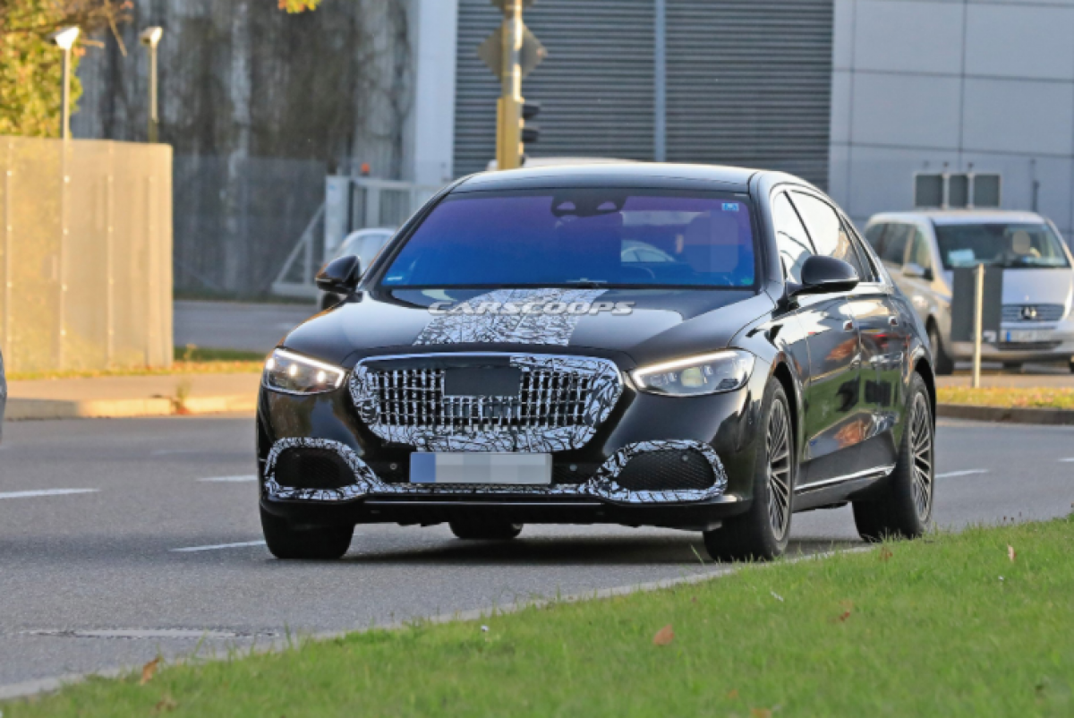 Xe siêu sang Mercedes-Maybach S-Class 2021 lộ diện Xe siêu sang Mercedes-Maybach S-Class 2021 lộ diện