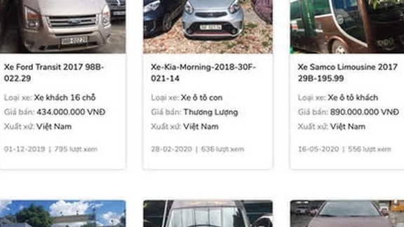 Cuối năm, ngân hàng lại ồ ạt thanh lý ô tô, giá chỉ từ 80 triệu đồng