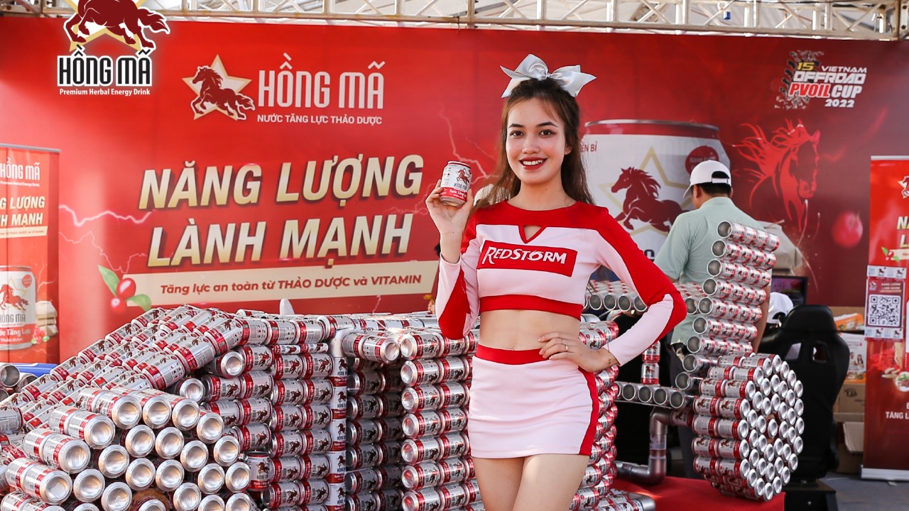 Nước tăng lực thảo dược Hồng Mã đồng hành cùng PVOIL VOC 2022
