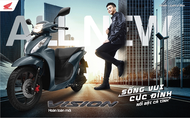 Honda Việt Nam giới thiệu Honda VISION hoàn toàn mới, giá chỉ từ 29,9 triệu đồng Honda Việt Nam giới thiệu Honda VISION hoàn toàn mới, giá chỉ từ 29,9 triệu đồng