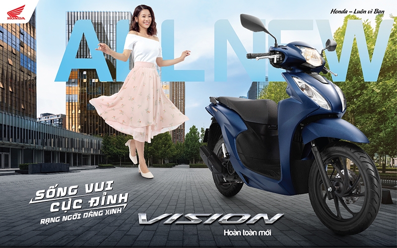 Honda Việt Nam giới thiệu Honda VISION hoàn toàn mới, giá chỉ từ 29,9 triệu đồng Honda Việt Nam giới thiệu Honda VISION hoàn toàn mới, giá chỉ từ 29,9 triệu đồng