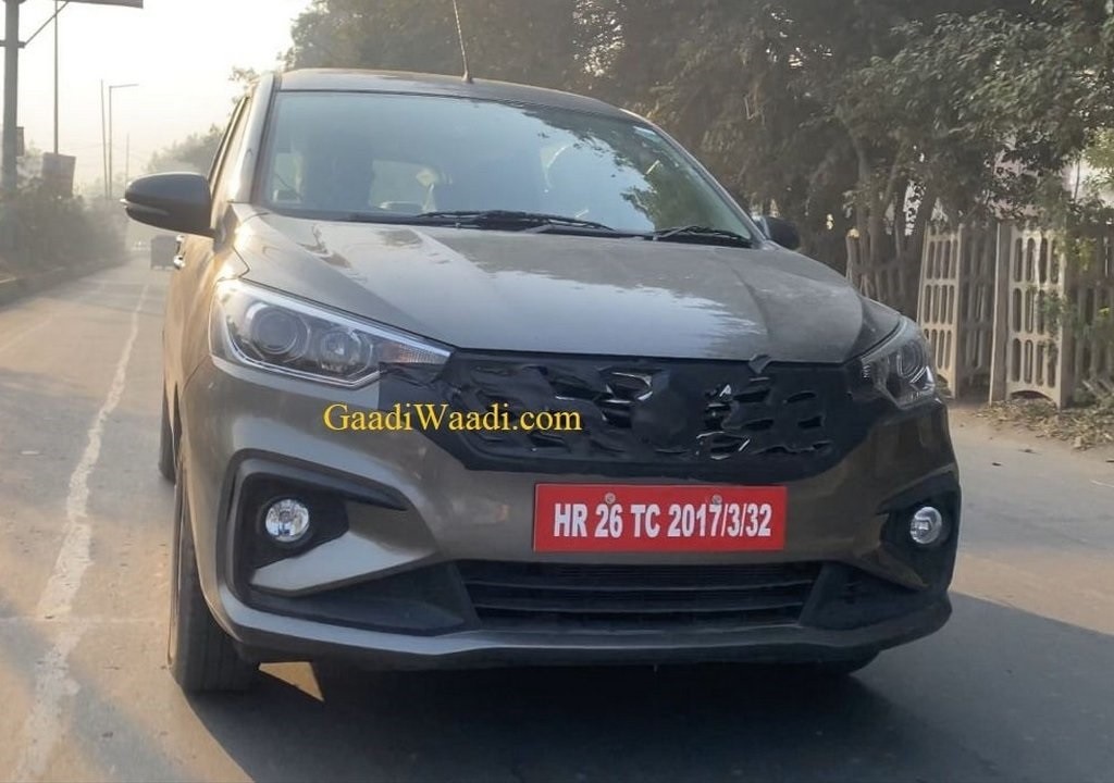 Suzuki Ertiga 2022 xuất hiện trên đường chạy thử Suzuki Ertiga 2022 xuất hiện trên đường chạy thử