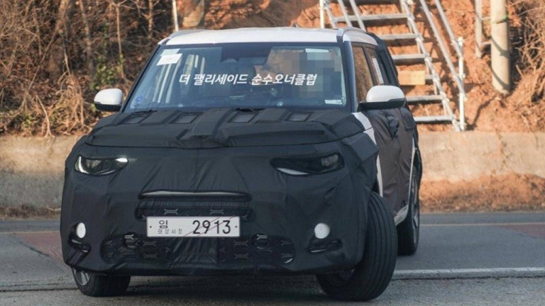 Kia Soul bản nâng cấp chạy thử, đầu xe giống Kia K3 mới