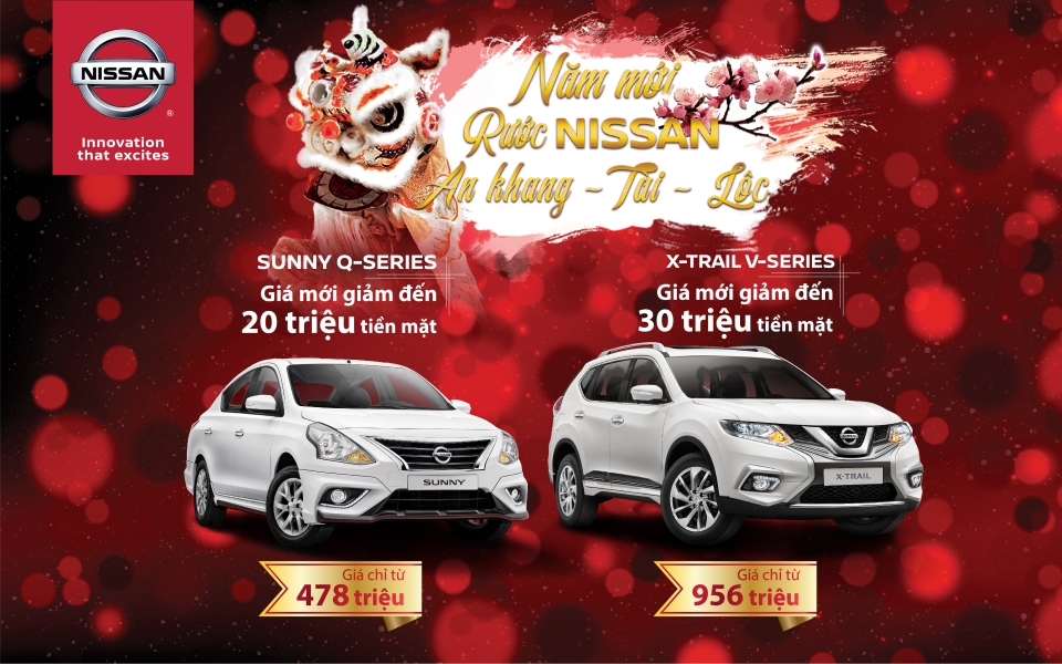 Nissan tiếp tục điều chỉnh giá bán X-Trail và Sunny nhân dịp năm mới 2019 nissan tiep tuc dieu chinh gia ban x trail va sunny nhan dip nam moi 2019